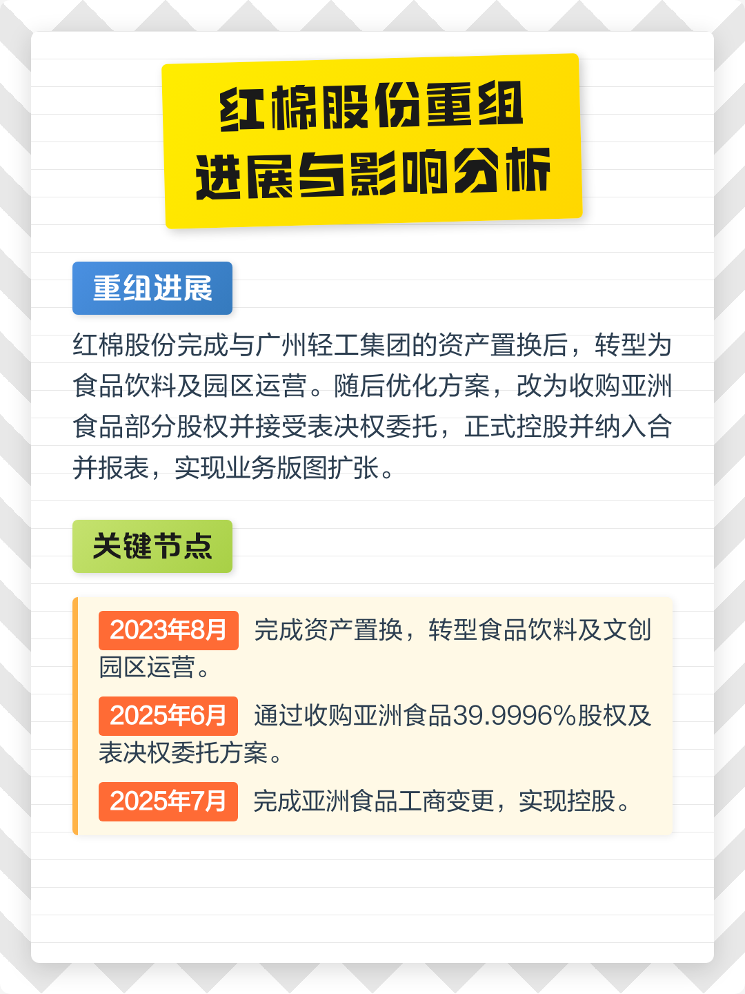 天津市食品资产重组(食品资产重组案例)
